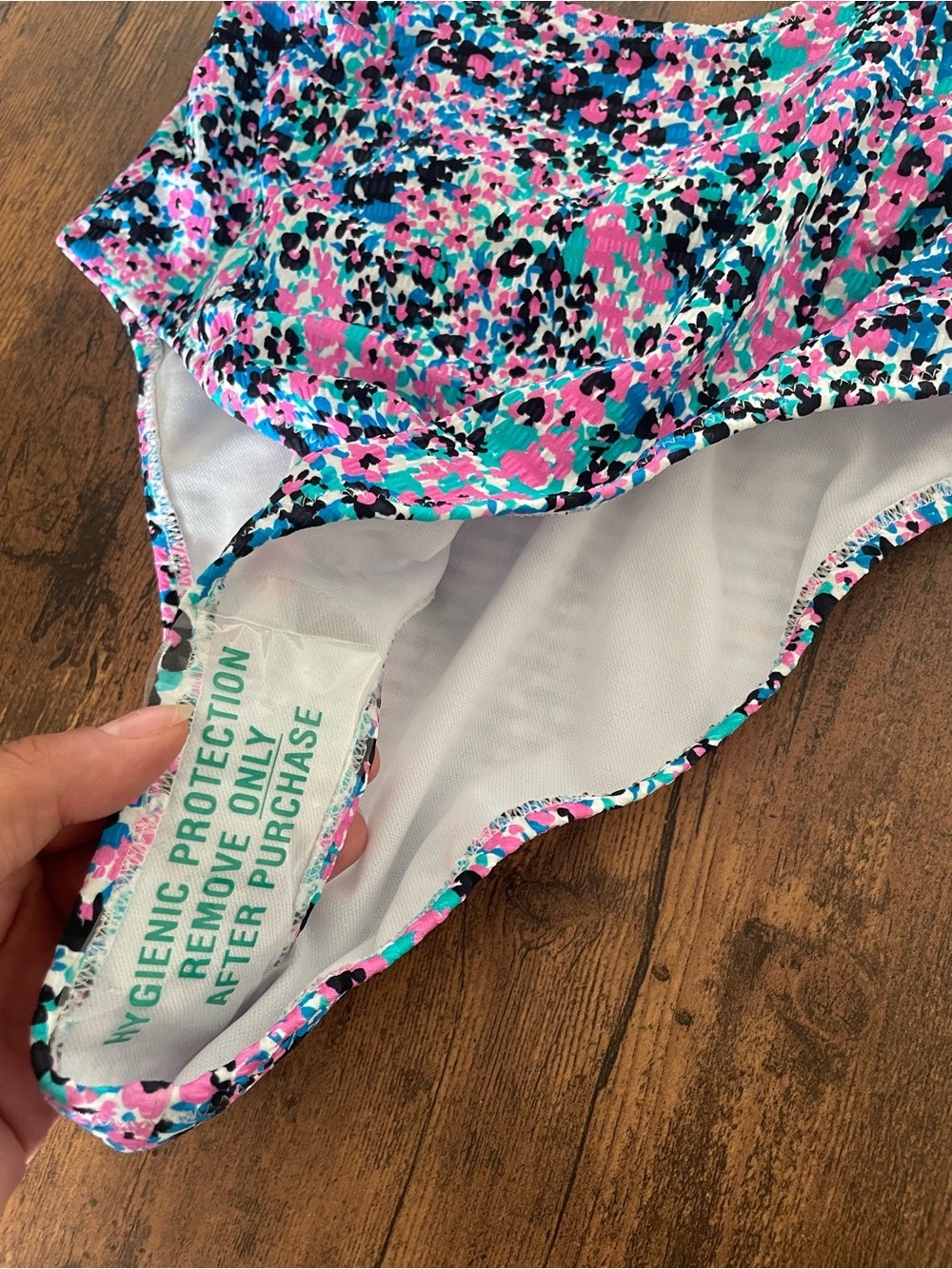 Jessica Simpson | Small Blessings Lettuce Edge One-Piece Swimsuit | Floral | NWT - Picture 7 of 14